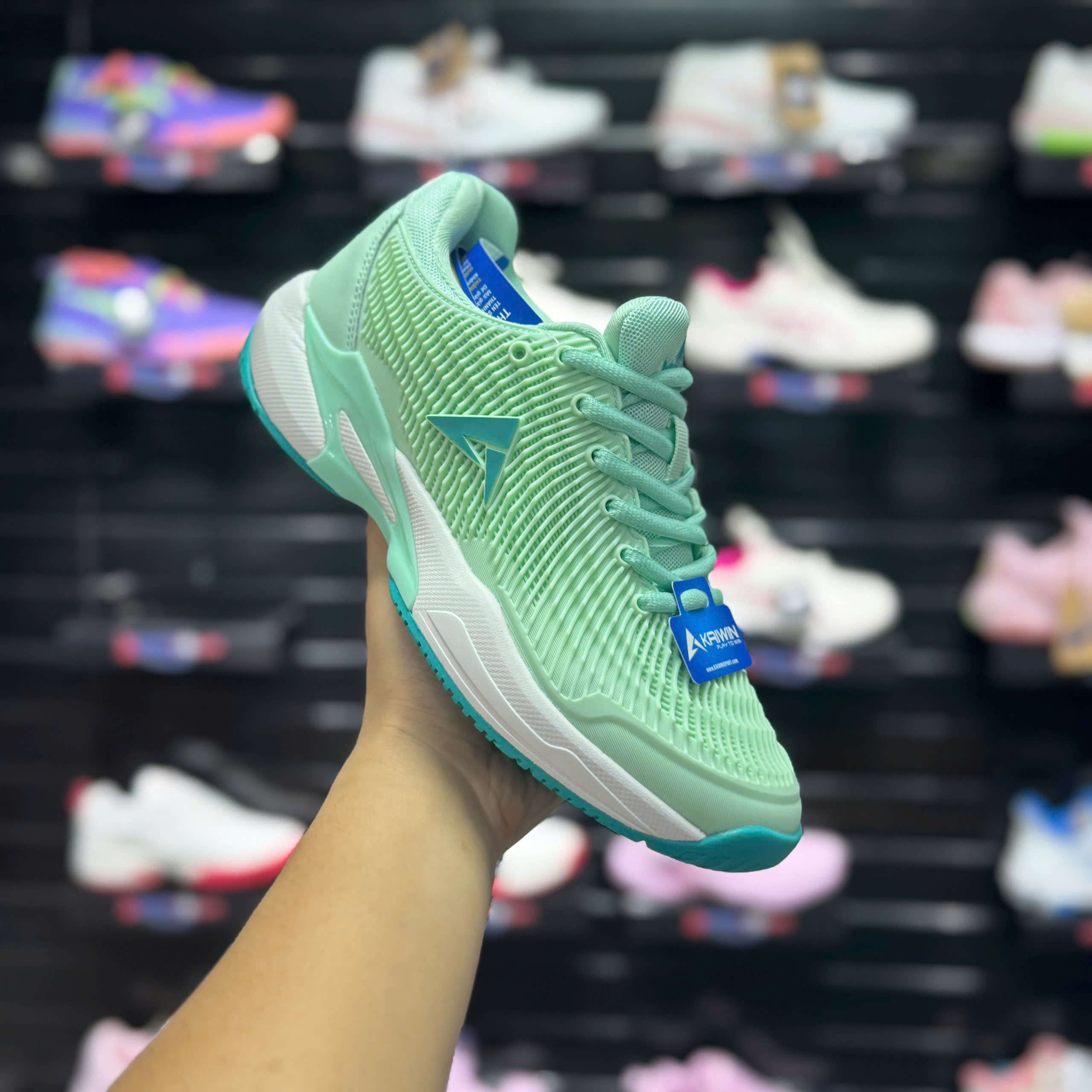 Giày Pickleball Kaiwin Oneshot - Màu Xanh Ngọc