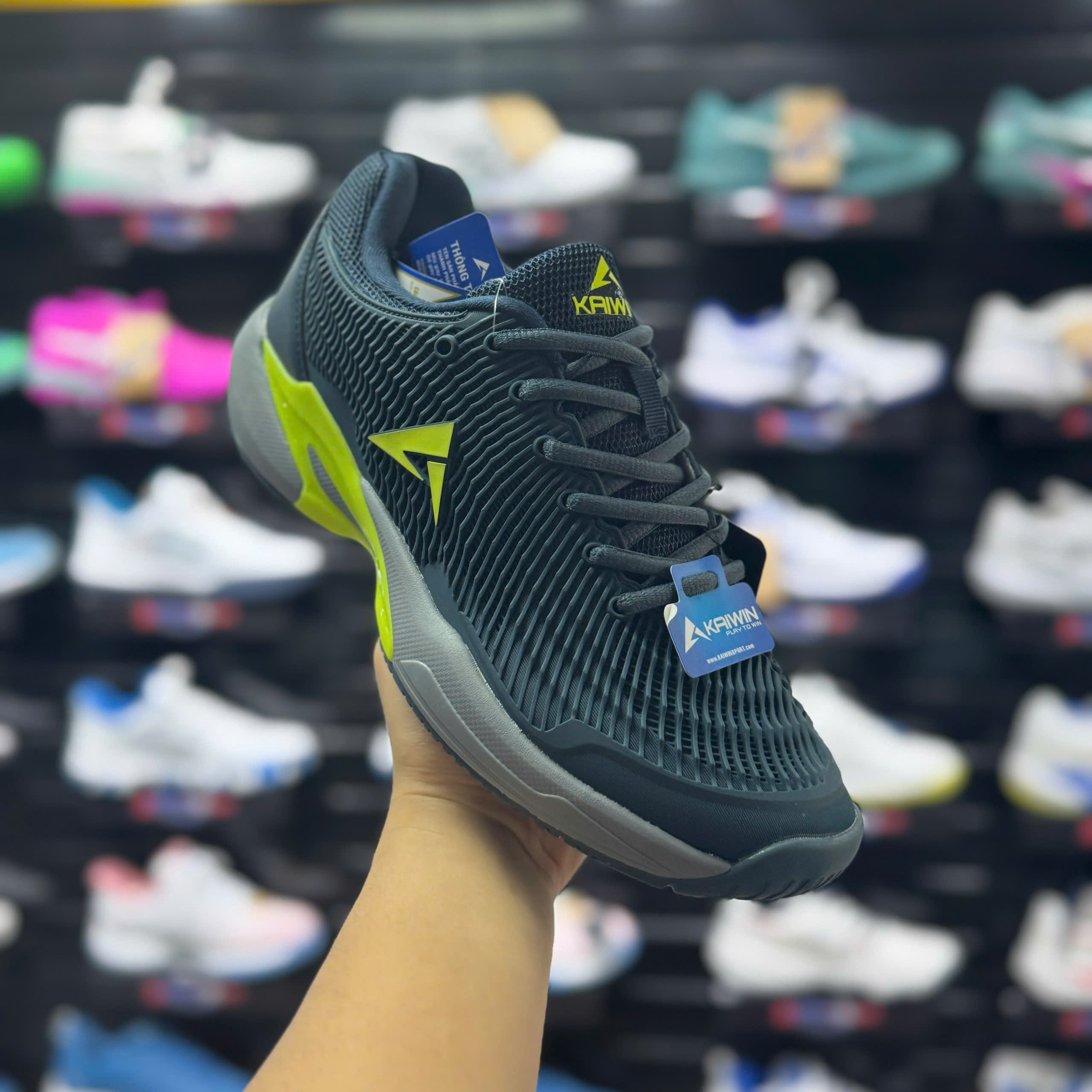 Giày Pickleball Kaiwin Oneshot - Màu xanh đen