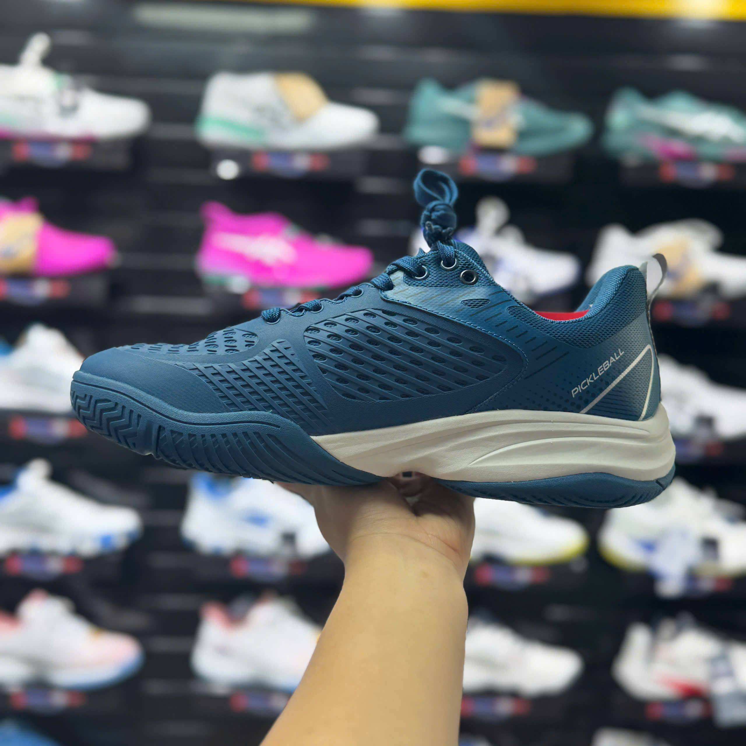 Giày Pickleball Kamito Slide Pro Xanh đậm