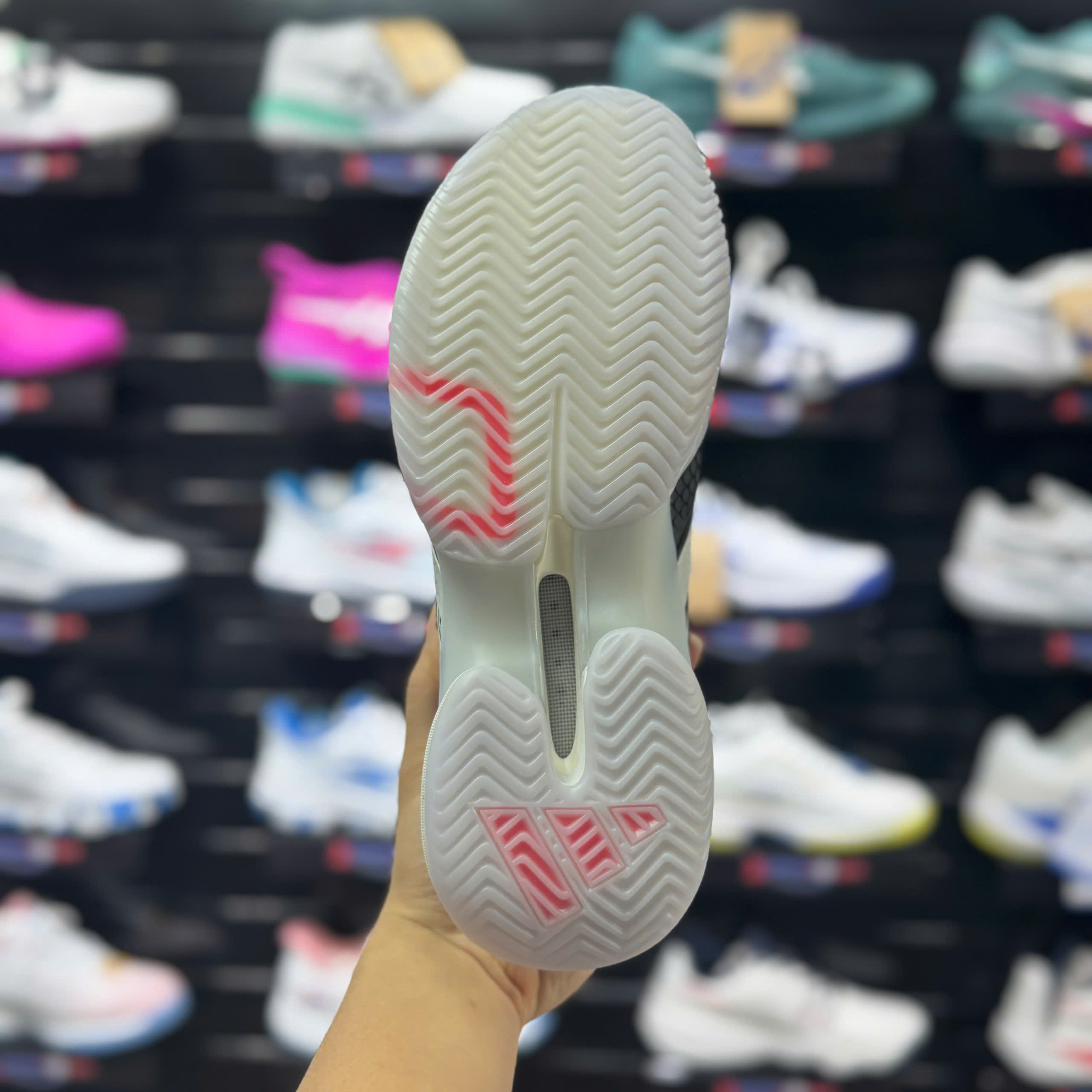 Giày Pickleball /Tennis Adidas Barricade 14M JR1741 Đen Trắng