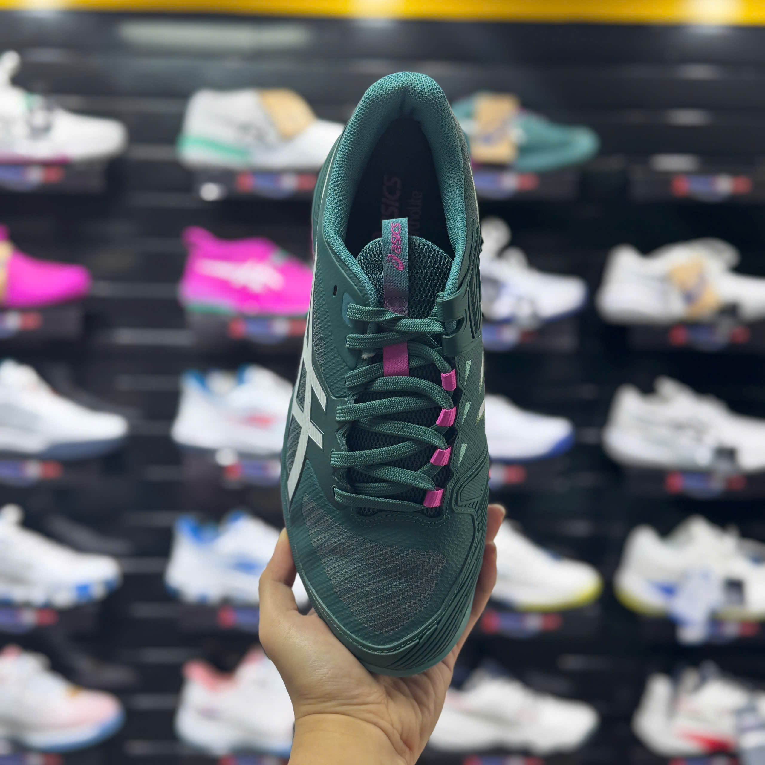 Giày Pickleball/Tennis Asics SOLUTION SPEED FF 4 Xanh Rêu 1041A532-300