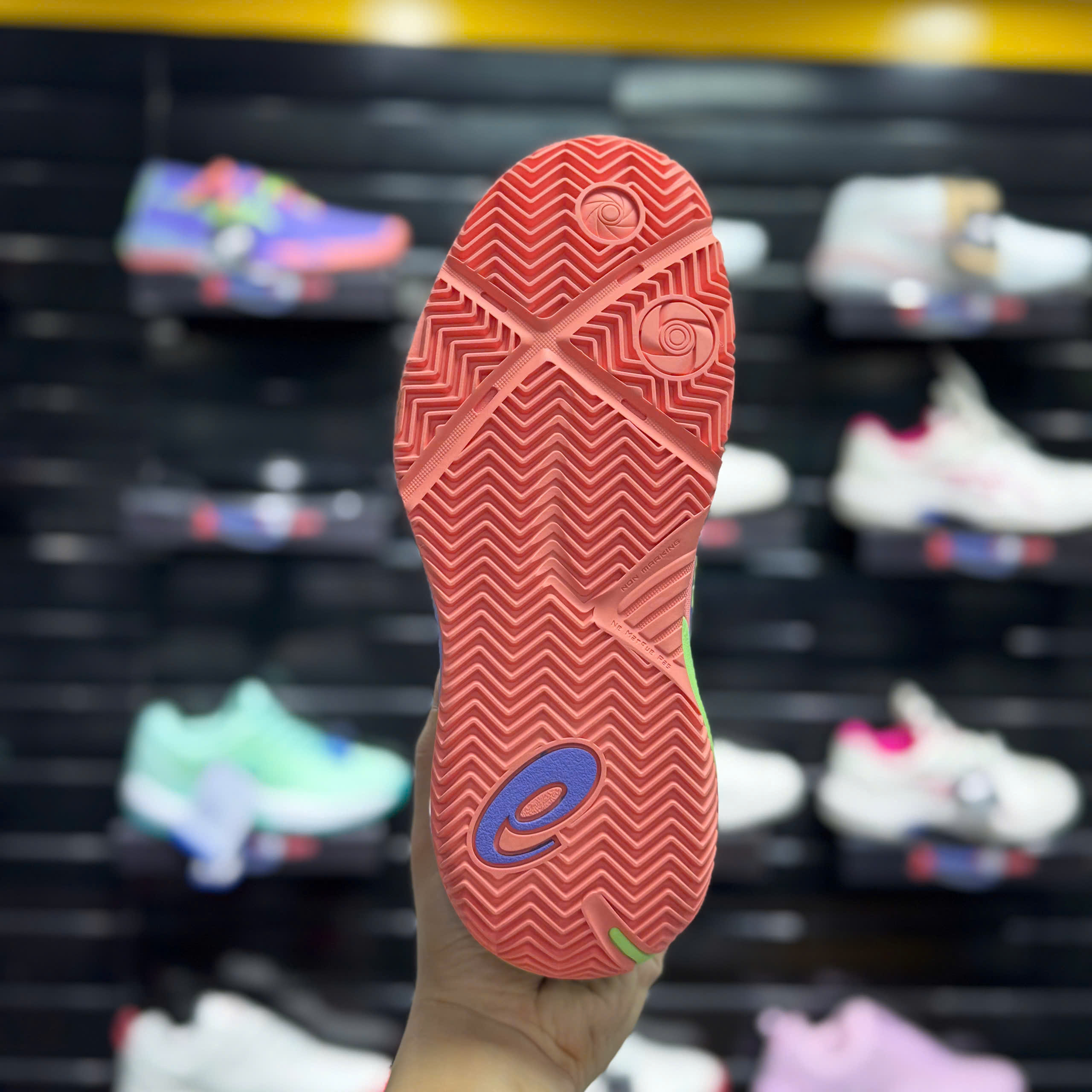 Giày Tennis/ Pickleball Asics GEL-RESOLUTION X PADEL 1042A285.501 Tím/Xanh cây