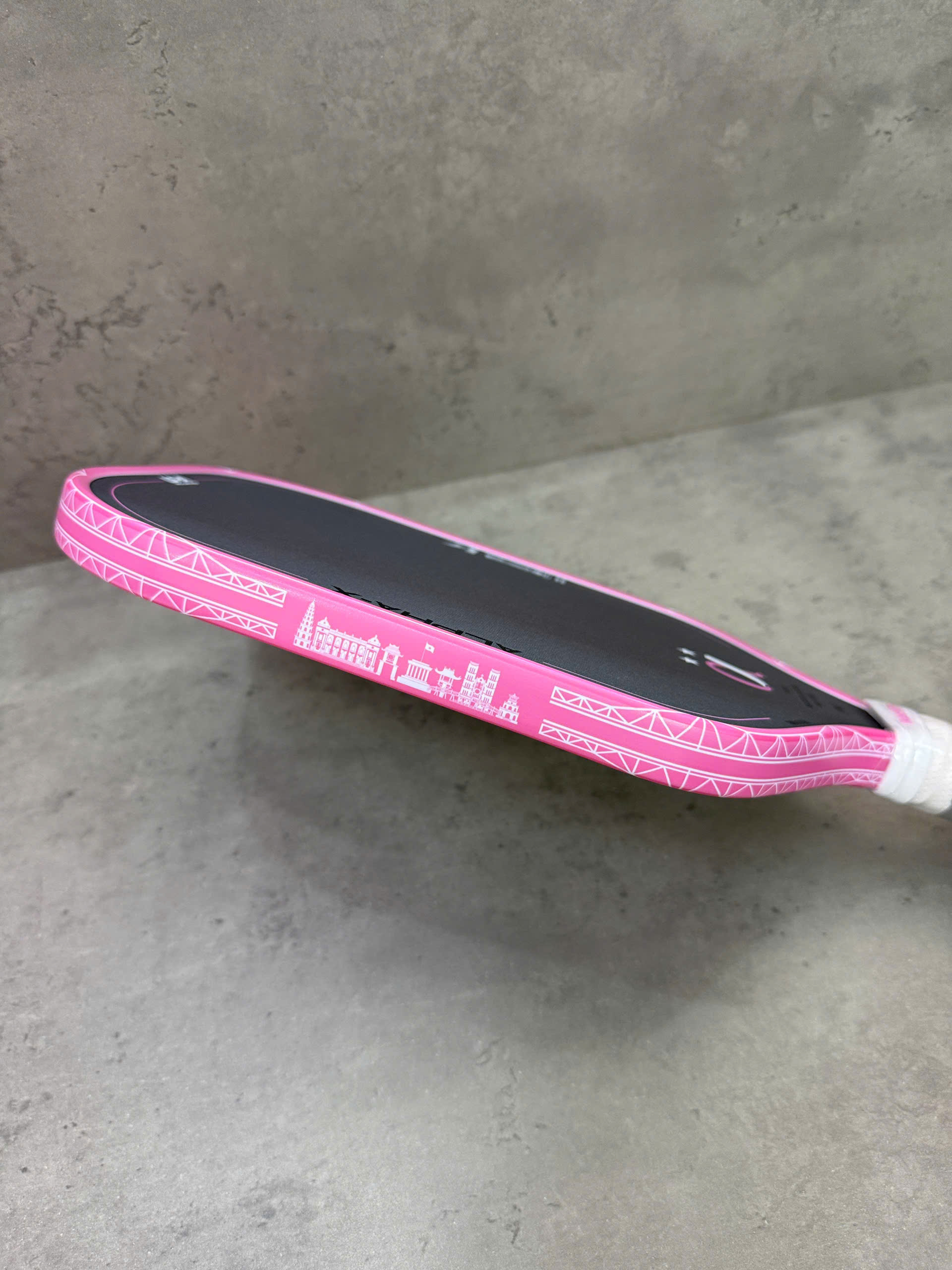 Vợt Pickleball Kamito Alpha X Champion 2 Sao - Hồng - 16mm