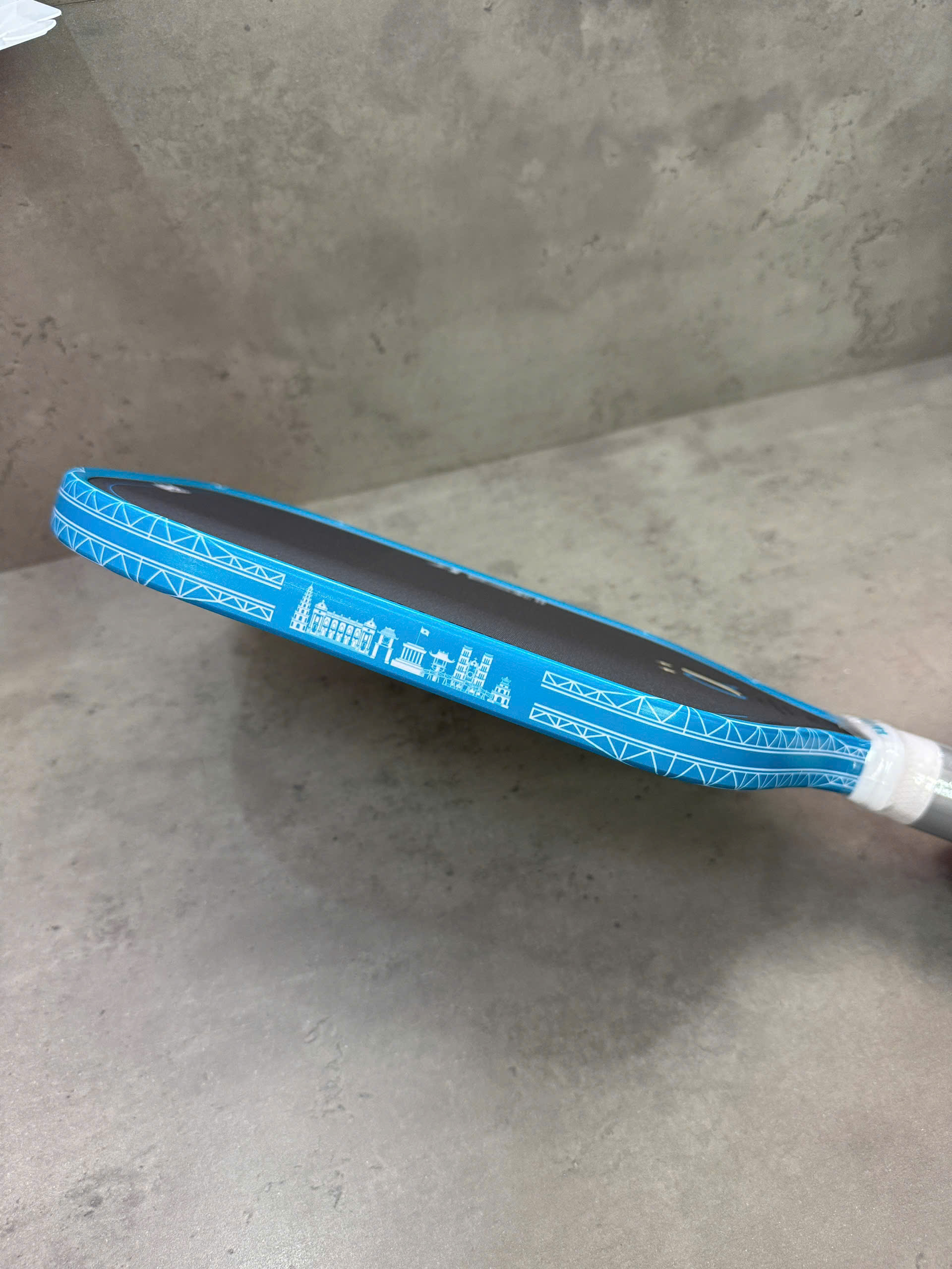 Vợt Pickleball Kamito Alpha X Champion 2 Sao - Xanh Sẫm - 16mm