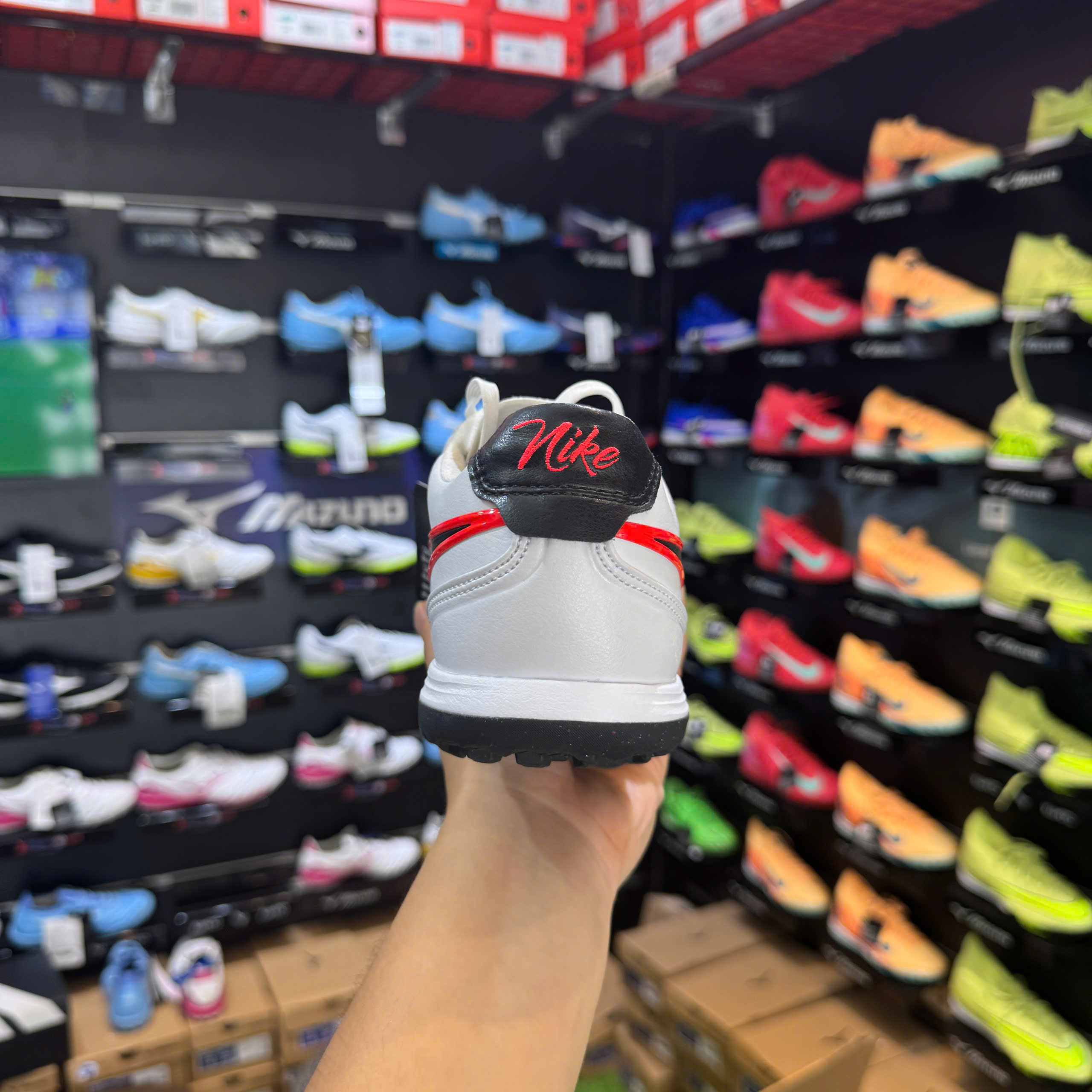 Nike Tiempo Ligera Pro TF - White/Black/Bright Crimson IB4477-106