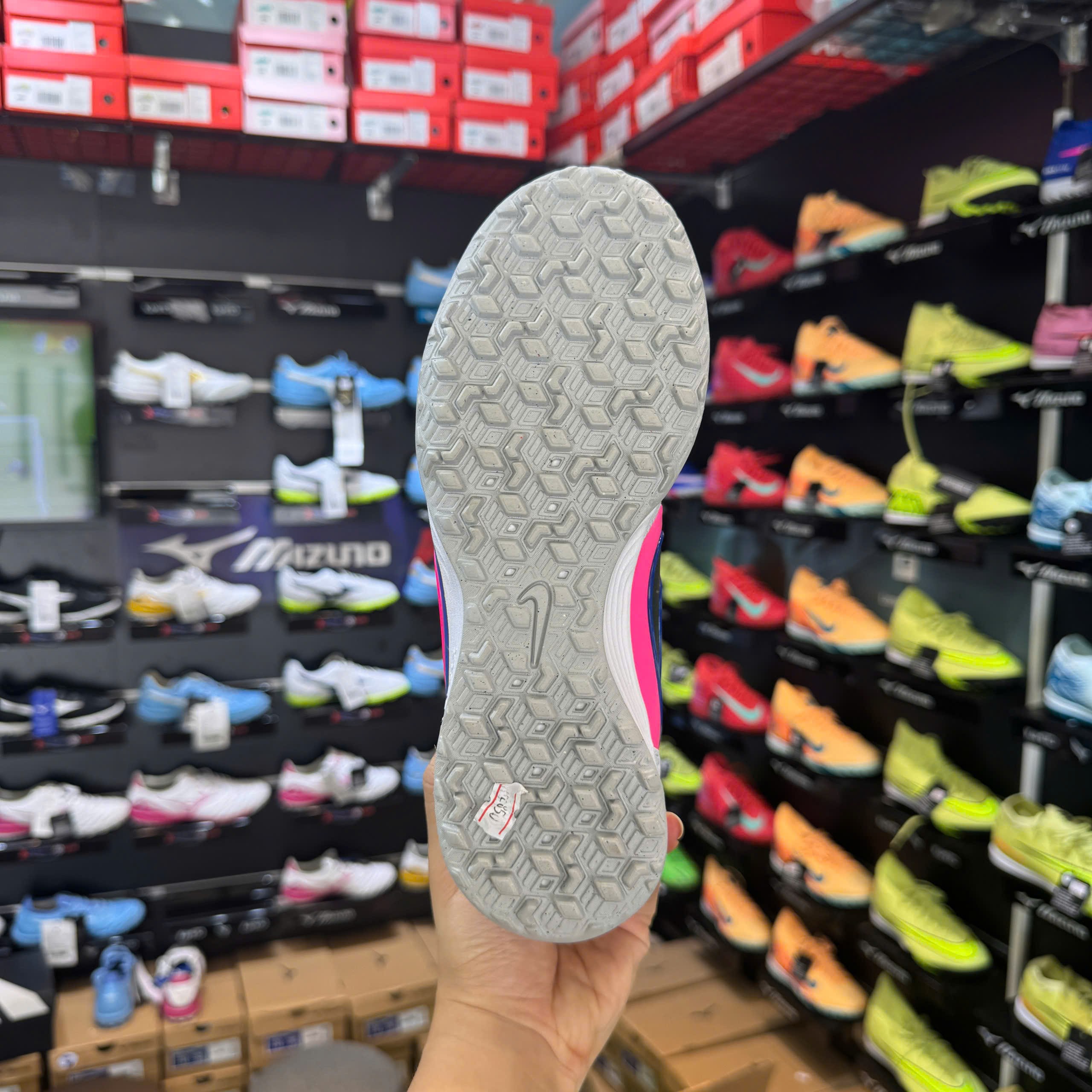 Giày đá bóng Nike Tiempo Ligera Pro TF Attack - Trắng Hồng - IB4477-146