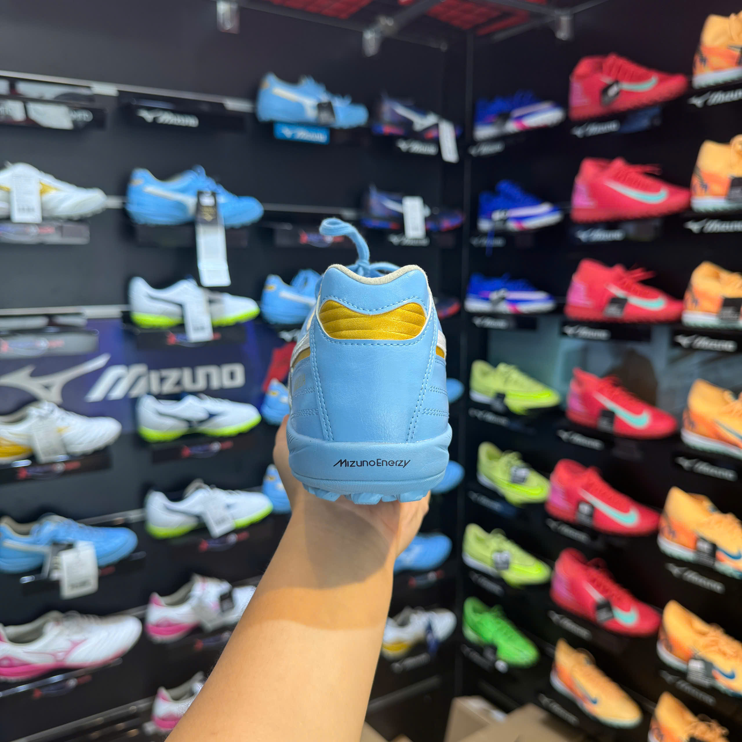 Mizuno Morelia Sala Elite TF Unity Sky - Sky Blue/White Q1GB261225