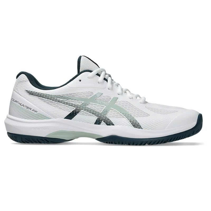 Giày Pickleball/Tennis Asics Court Hunter FF 1071A111-100 Trắng/Xanh đen