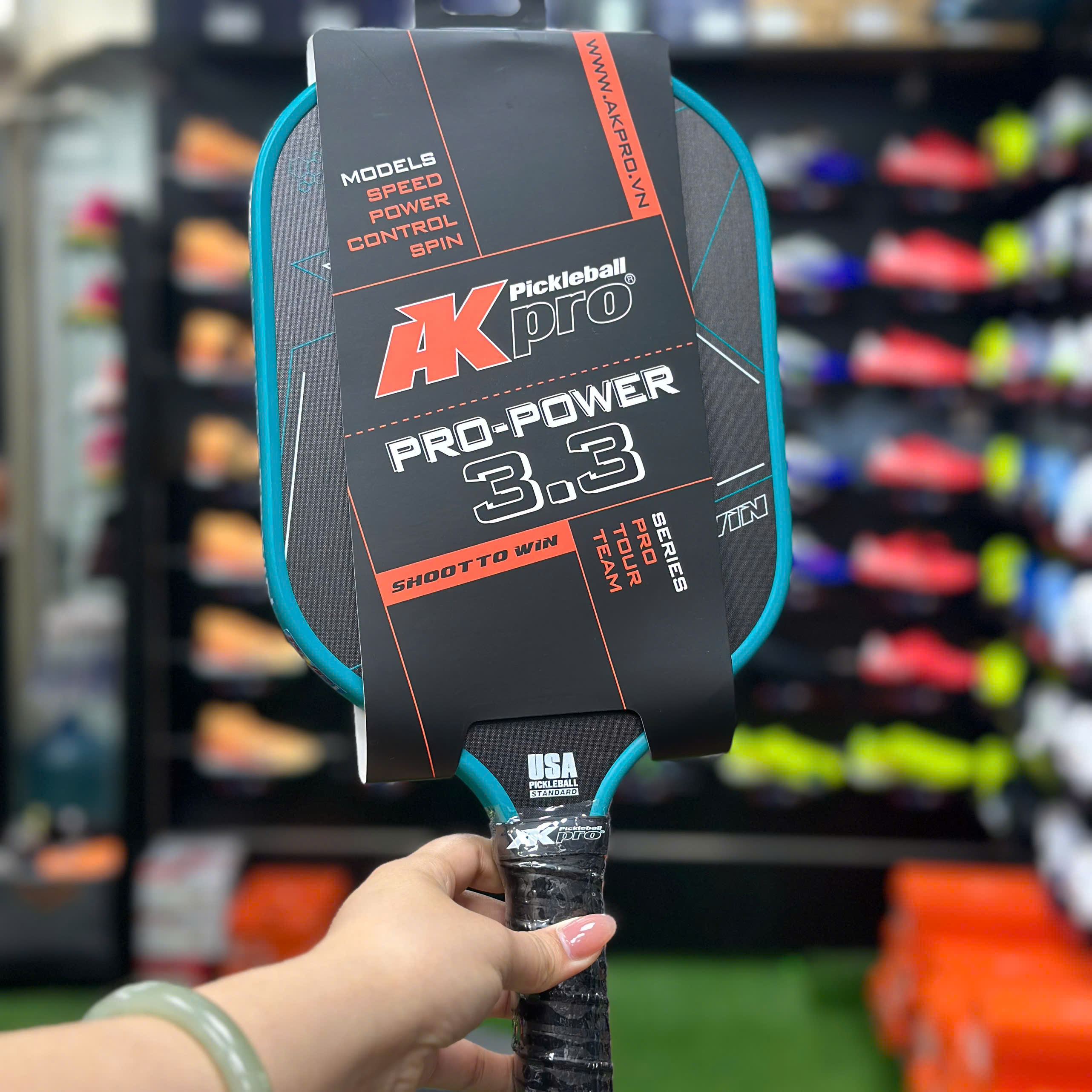 Vợt Pickleball Akpro PRO-POWER 3.3 Carbon T700