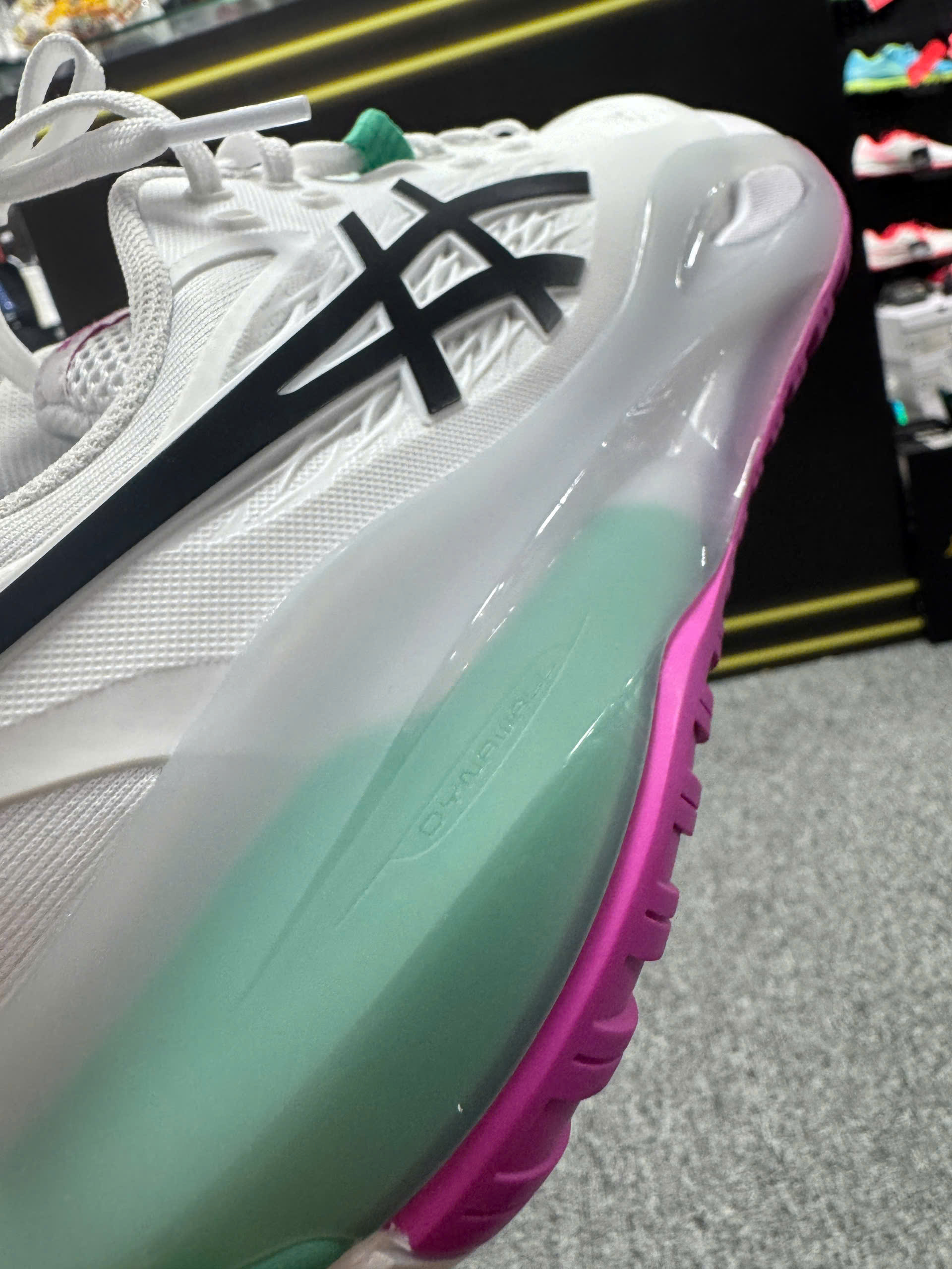 Giày Tennis/Pickleball ASICS GEL-RESOLUTION X - 1041A481-103 WHITE/AURORA GREEN