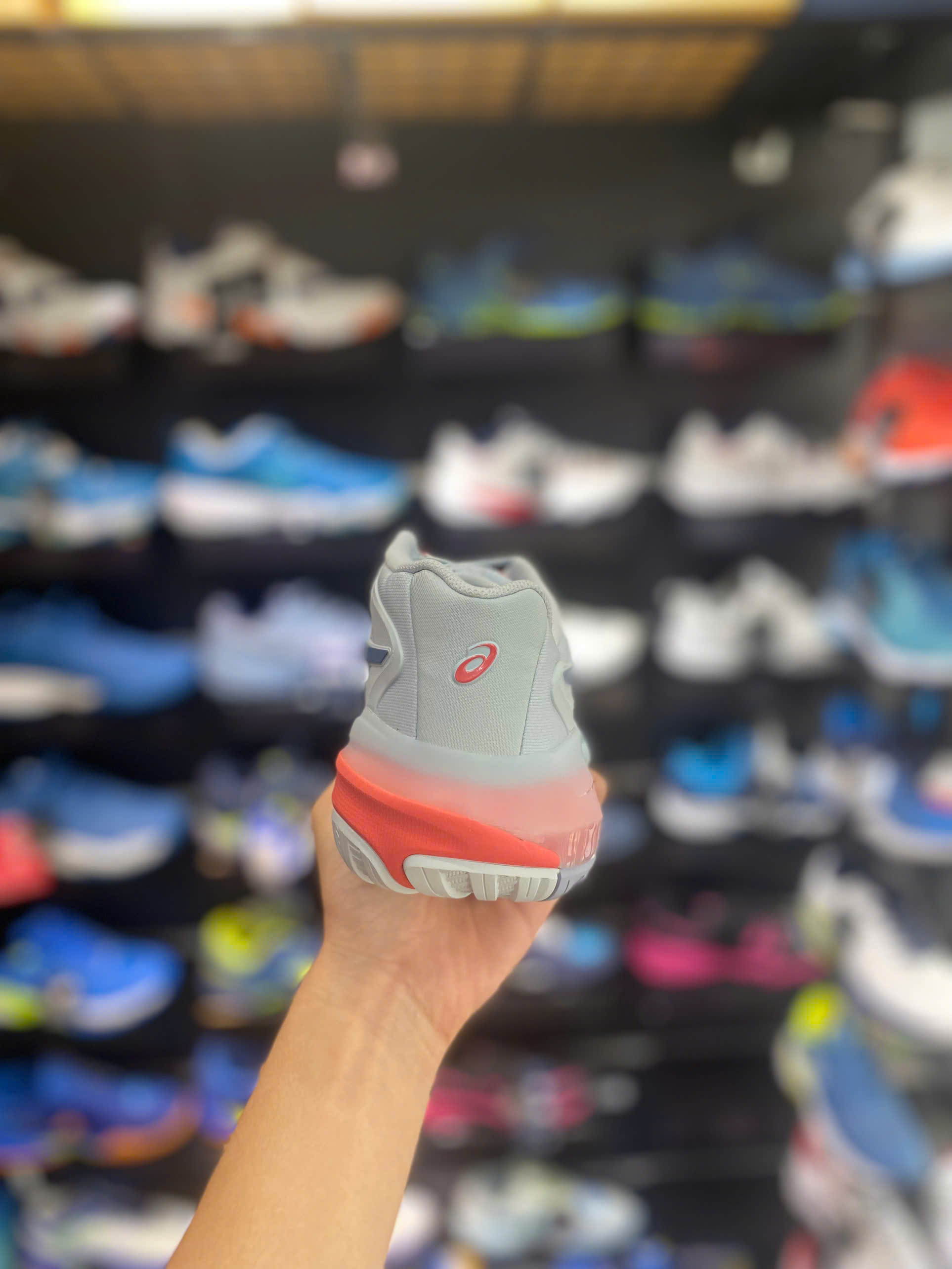 Giày Pickleball/Tennis Nữ Asics GEL-RESOLUTION X Trắng hồng 1042A279-401