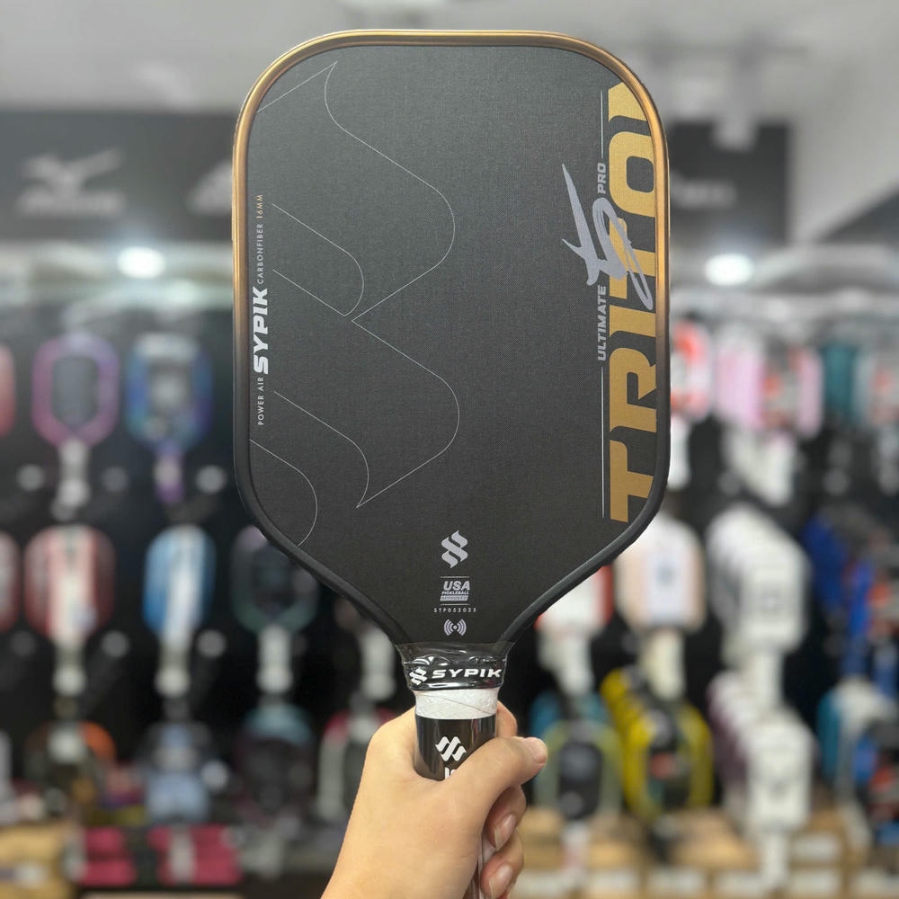Vợt Pickleball Sypik Pro Tour Ultimate Triton 5 - màu vàng cam