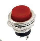 Button tròn sắt P12 / 100c Đỏ