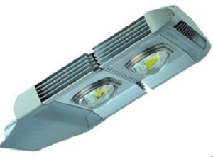 Đèn đường led 80W 2X40 (võ nhôm, kiểu đômino)