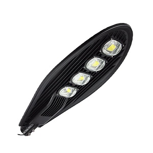 Đèn đường led 200W 4X50 (võ đen, không lưới)