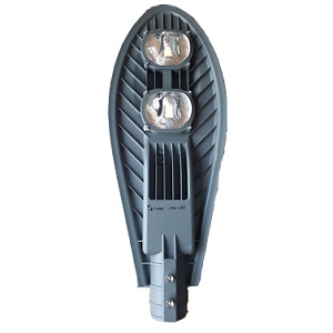 Đèn đường led 100W chiếc lá vỏ xám