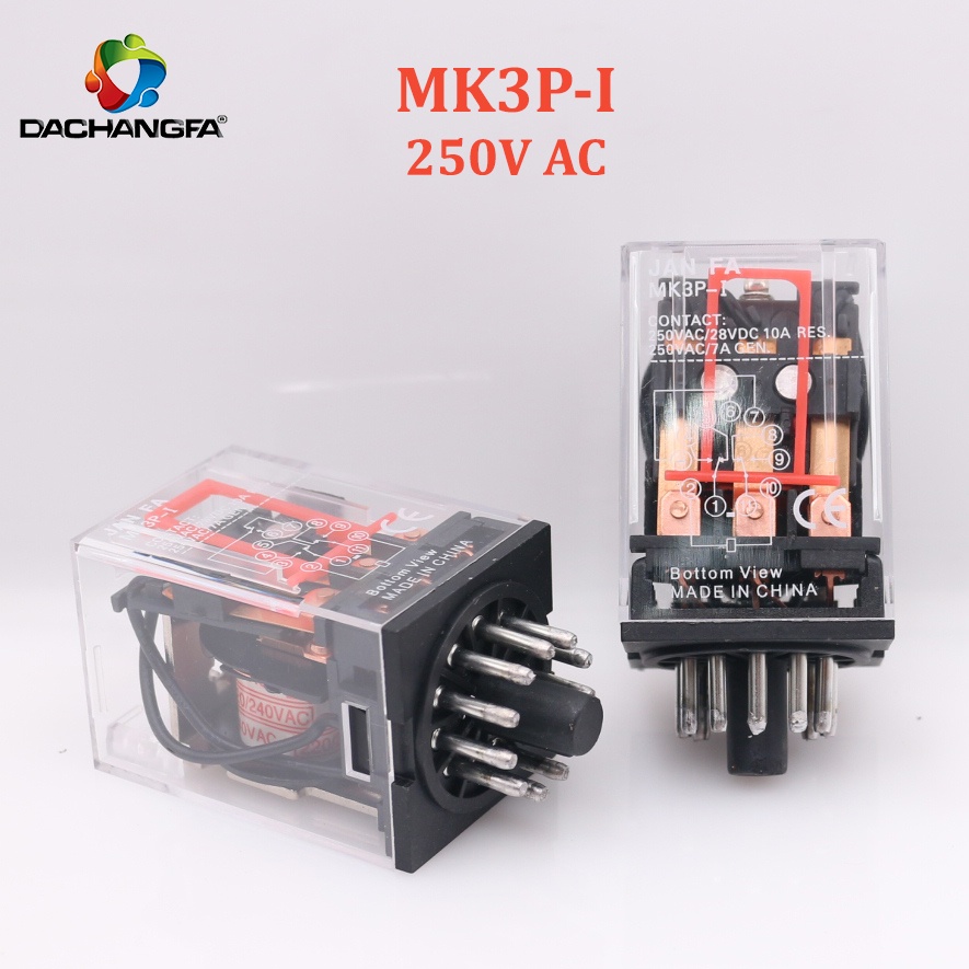 Relay Trung Gian - 11CRT - MK3P-I - 12-24-220VDC