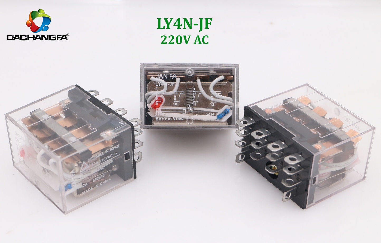 Relay Trung Gian - 14CDL - LY4N - 12-24-220VDC