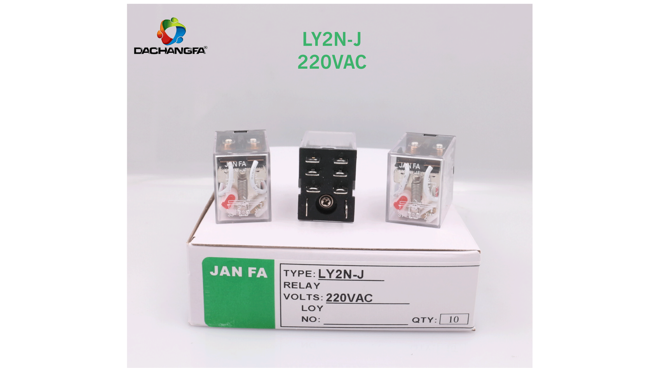 Relay Trung Gian - 8CDL - LY2N - 12-24-220VDC