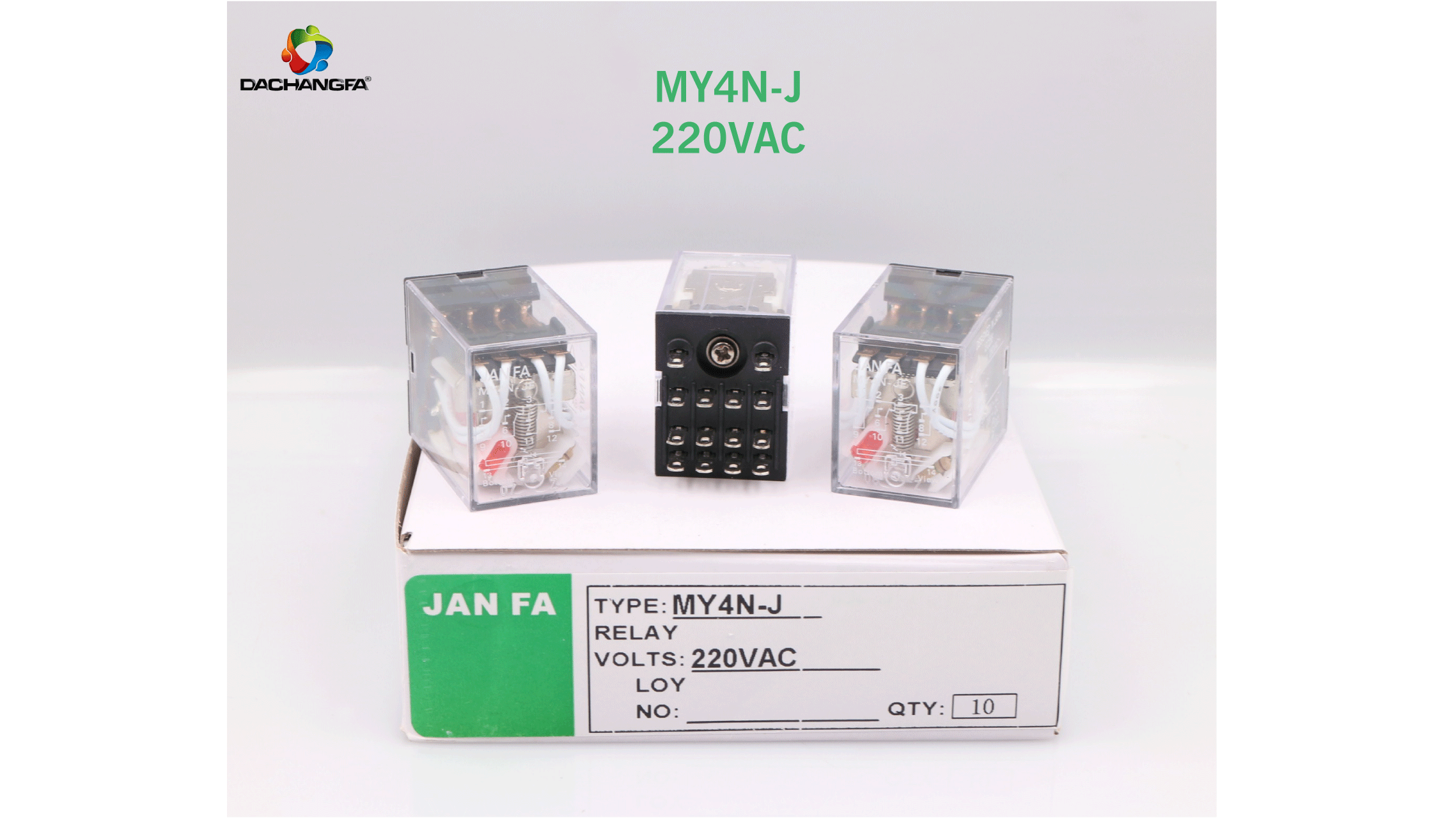 Relay Trung Gian - 14CDN - MY4N - 12-24-220VDC