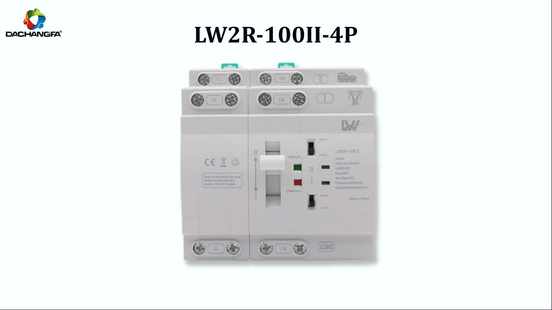 ATS - LW2R-100II-4P - 230v / 50Hz