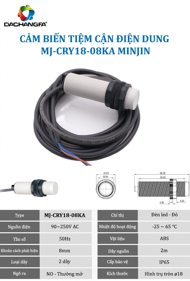 Cảm biến - Senso - MJ-CRY18-08KA MINJIN