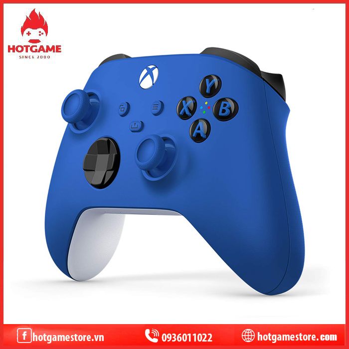 Tay cầm Xbox seres X Shock blue