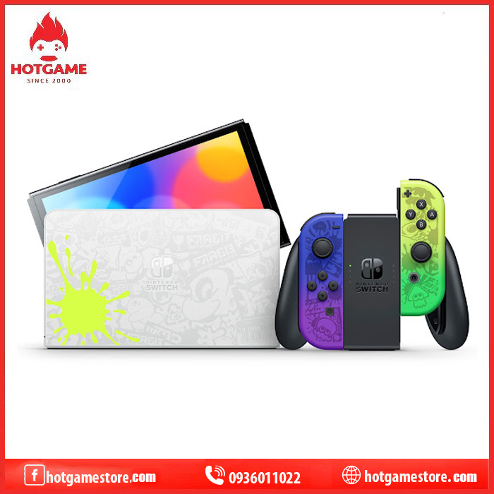 Máy Nintendo Switch Oled Splatoon 3