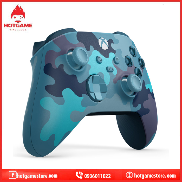 Tay cầm Xbox series X camo xanh ( Mineral camo special edition )