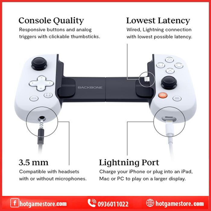 Tay cầm Backbone One Playstation cho Iphone