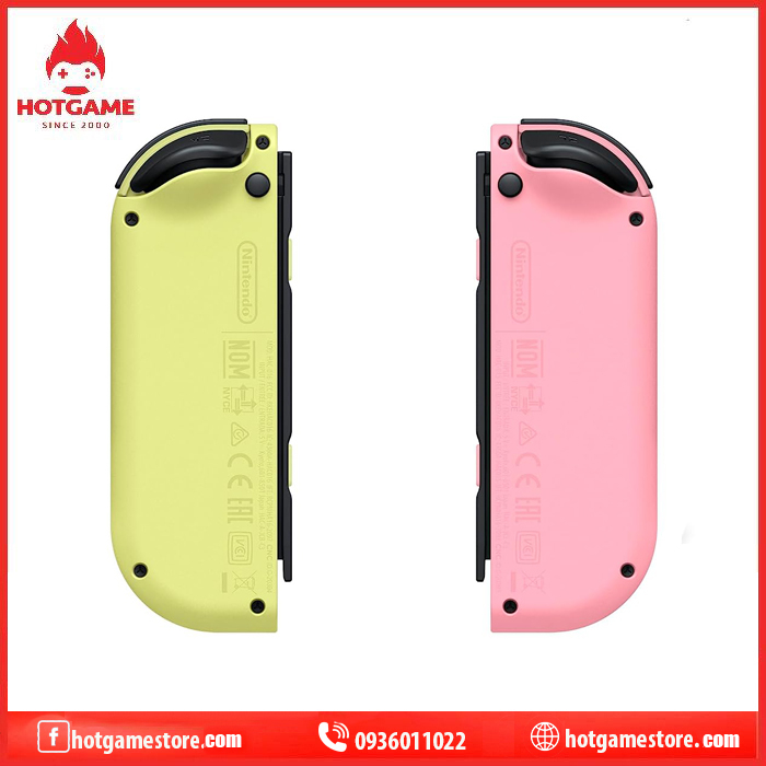 Tay cầm Joy-con Pastel Pink/Pastel Yellow