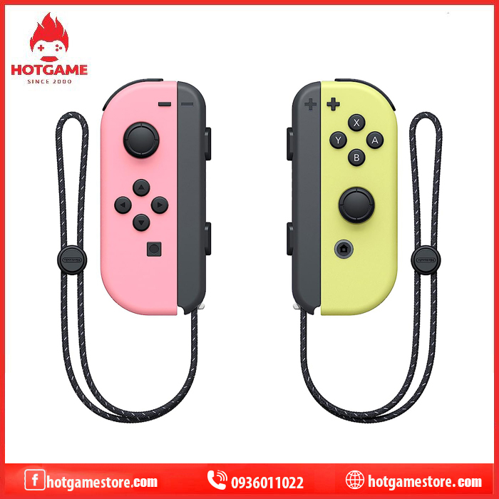 Tay cầm Joy-con Pastel Pink/Pastel Yellow