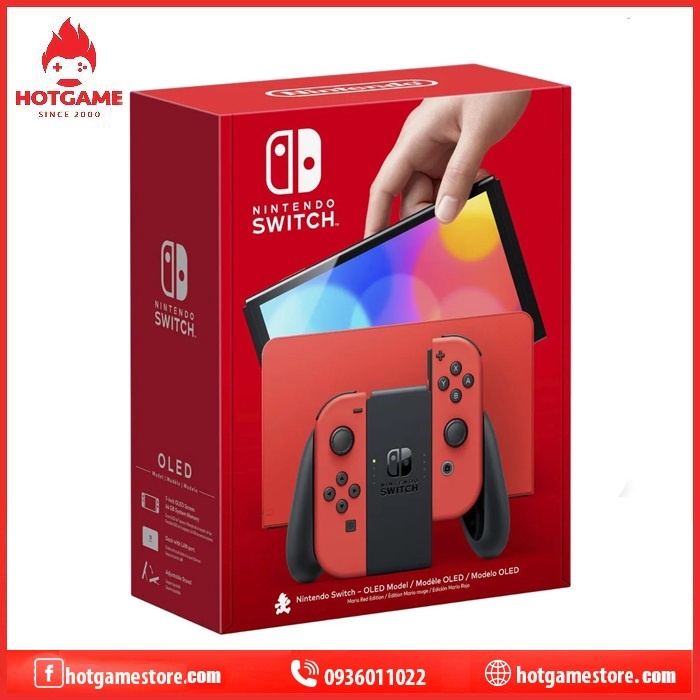 Máy Nitendo Switch Oled mod chip kèm thẻ 256 Gb