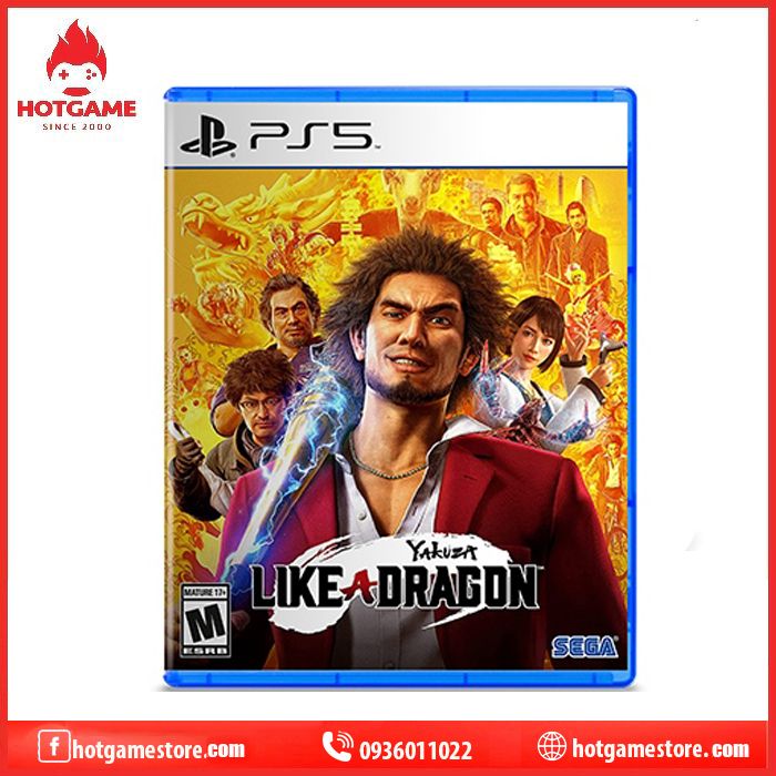 đĩa game ps5 Yakuza like a dragon