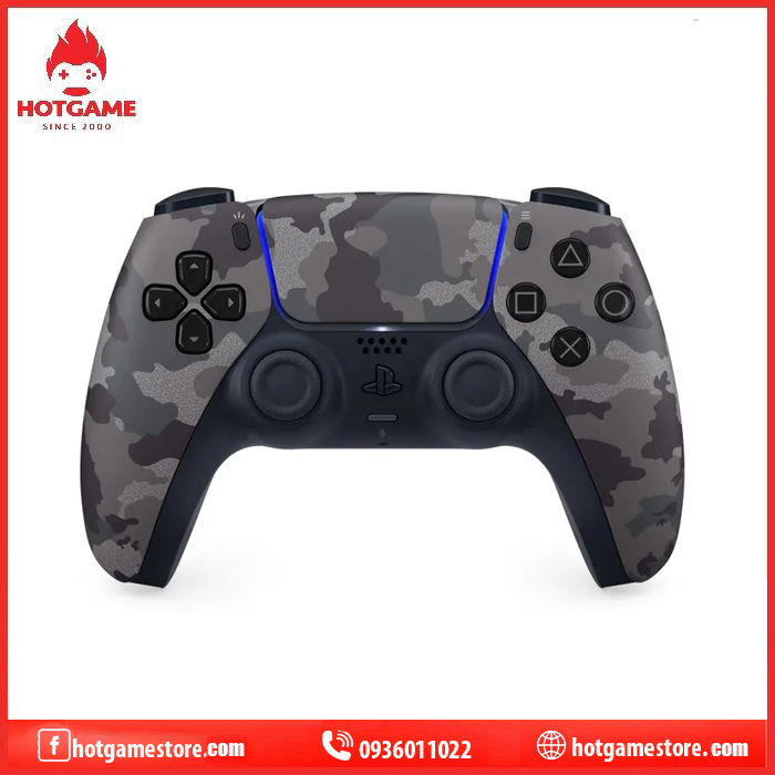 Tay cầm Ps5 dualsense màu camo ( grey camouflage )