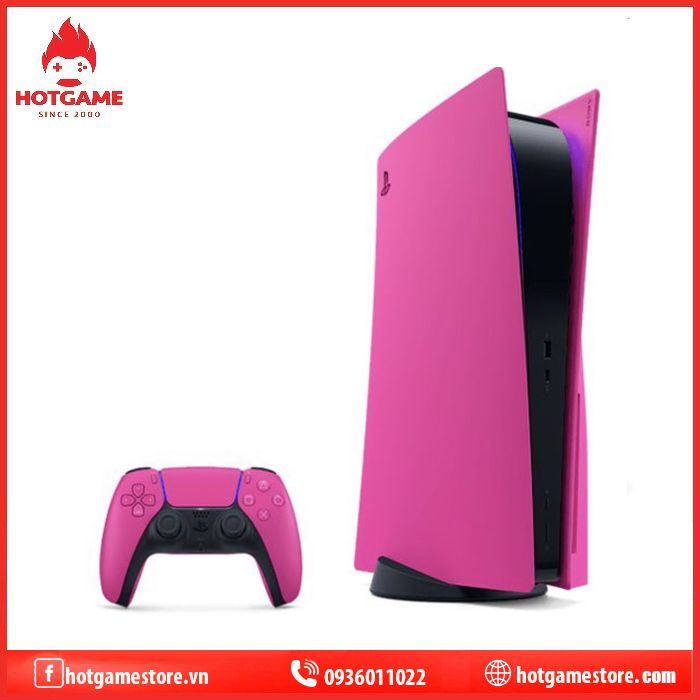 Vỏ máy Ps5 màu hồng Nova pink