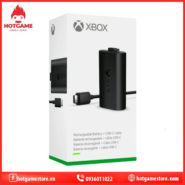 Pin xạc tay cầm Xbox series X kèm dây USB