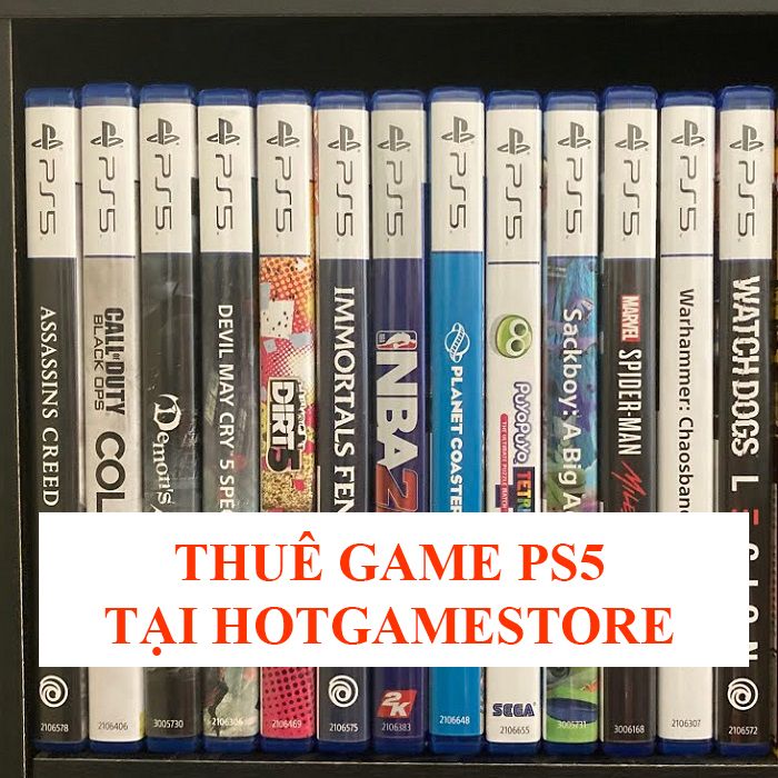 Dịch vụ cho thuê đĩa game PS5 tại Hotgamestore