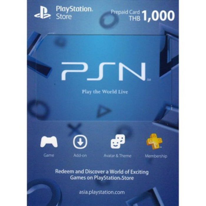 Thẻ PSN 1000 bath Thái lan