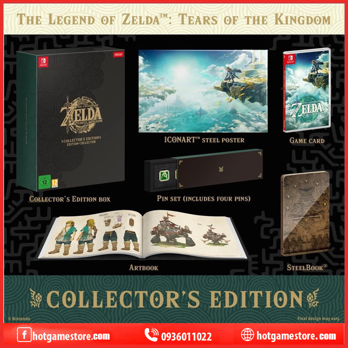 The Legend of Zelda: Tears of the Kingdom collector's edition