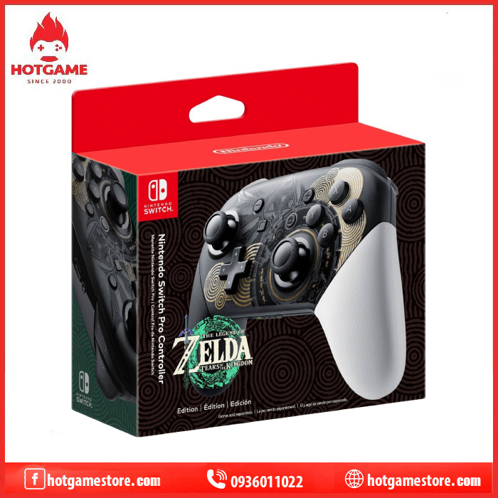 Tay cầm Pro controller The Legend of Zelda: Tears of the Kingdom Edition