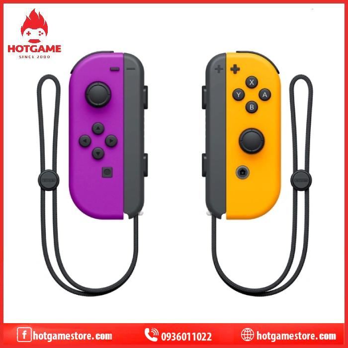 Tay cầm nintendo switch joy-con tím vàng