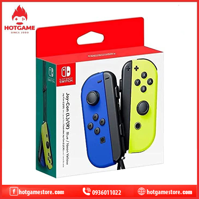 Tay switch joy-con xanh vàng