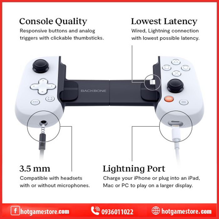 Tay cầm Backbone One Playstation cho Iphone