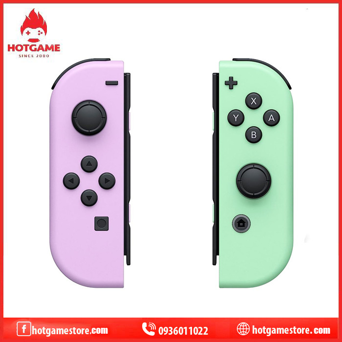 Tay cầm Joy-con Pastel Purple/Pastel Green