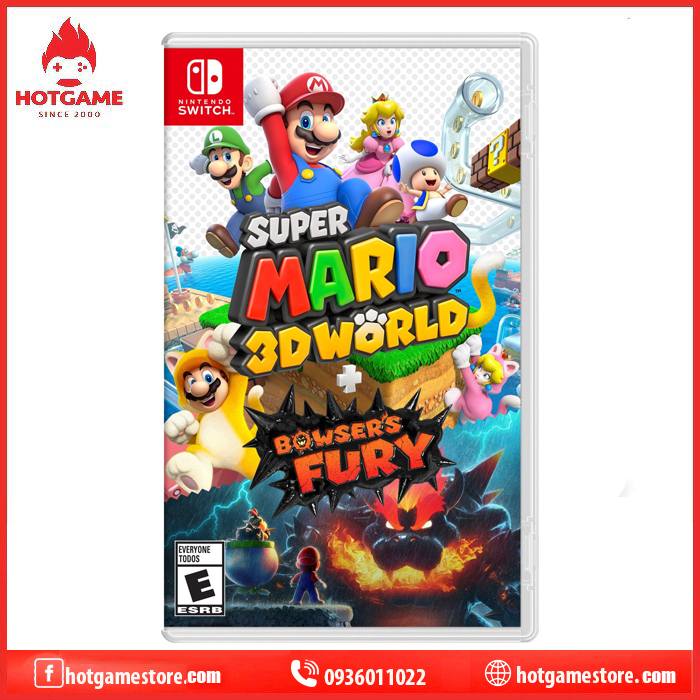 Super Mario 3D World Plus Bowser's Fury game Nitendo switch