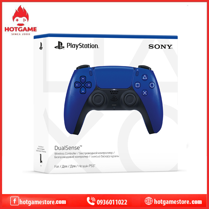 Tay cầm PS5 Cobalt Blue Sony Viêt Nam