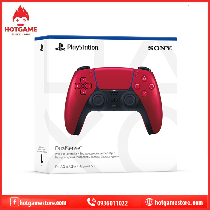 Tay cầm PS5 Volcanic Red chính hãng Sony Viêt Nam