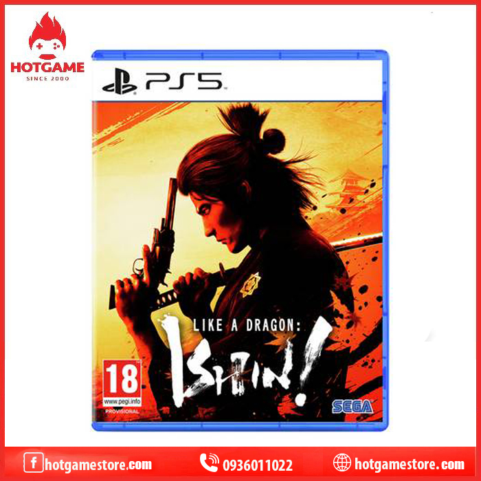 Đĩa game Ps5 Like a Dragon : Ishin