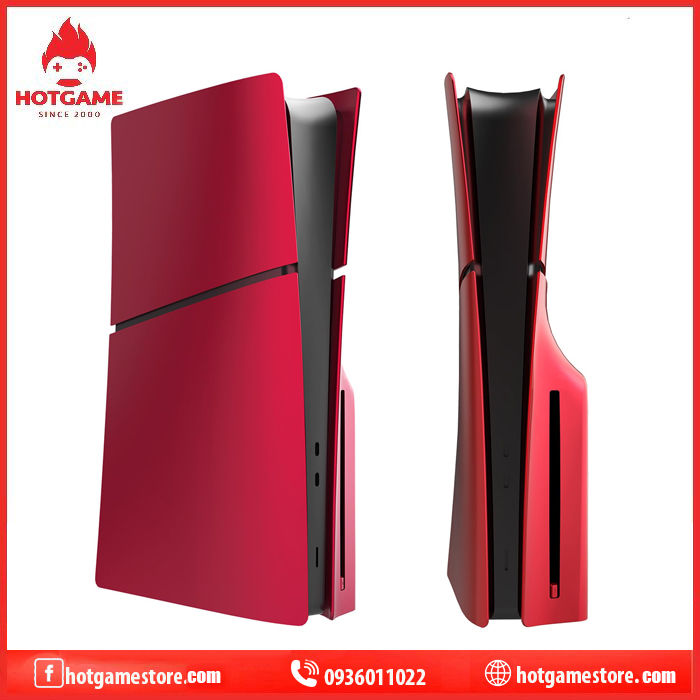 Ốp bọc PS5 Slim Volcanic Red mã sản phẩm CFI-ZCS2G 07